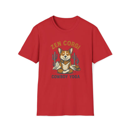 Zen Corgi Cowboy T-Shirt