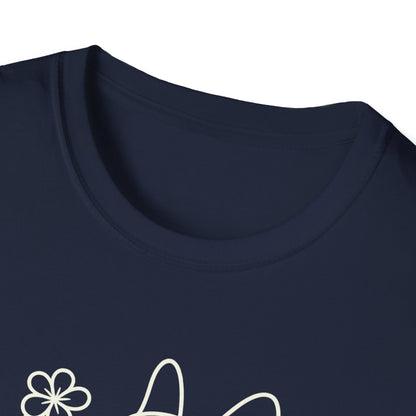 Floral Heart Frenchie W T-Shirt