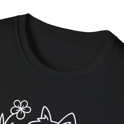 Floral Heart Westie W T-Shirt
