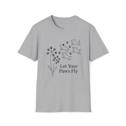 Paws Fly Floral B T-Shirt