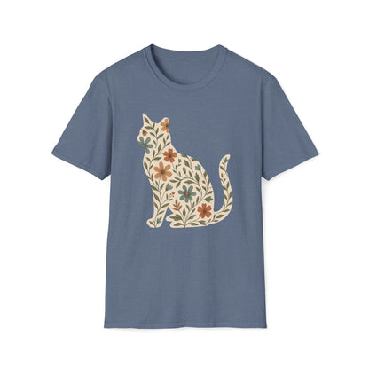 Floral Cat T-Shirt