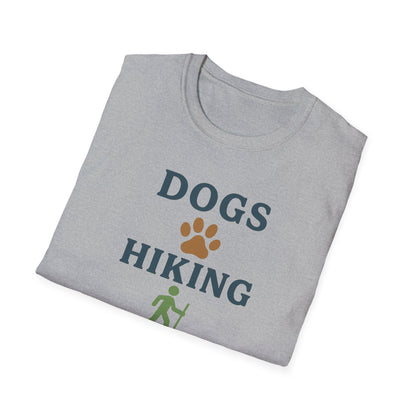 Dogs Hiking Mountains T-Shirt