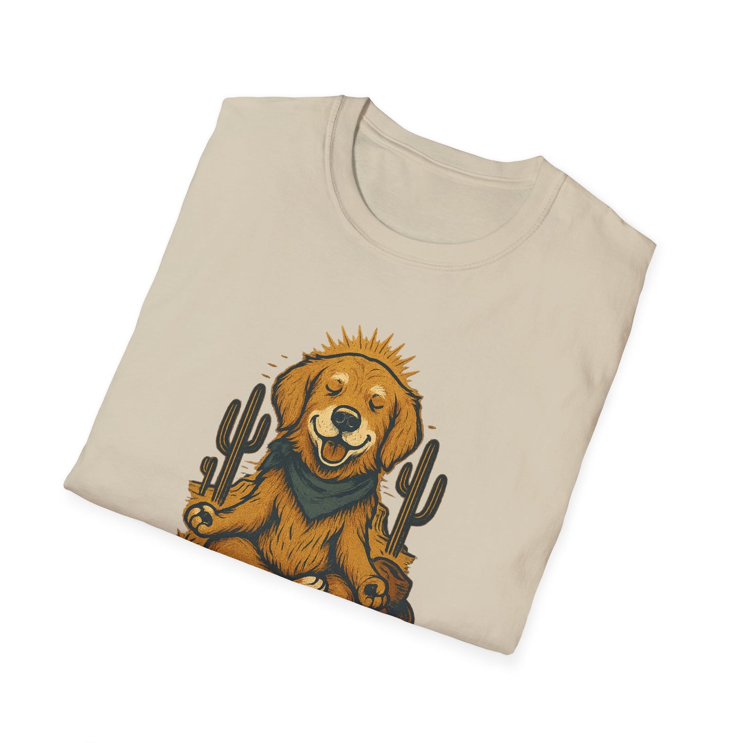 Stay Pawsitive Golden T-Shirt