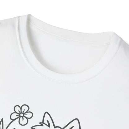 Floral Heart Westie B T-Shirt