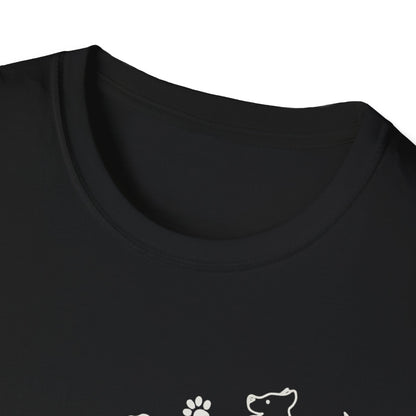 Paws Fly Floral W T-Shirt