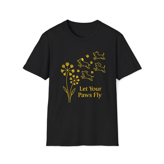 Paws Fly Floral G T-Shirt