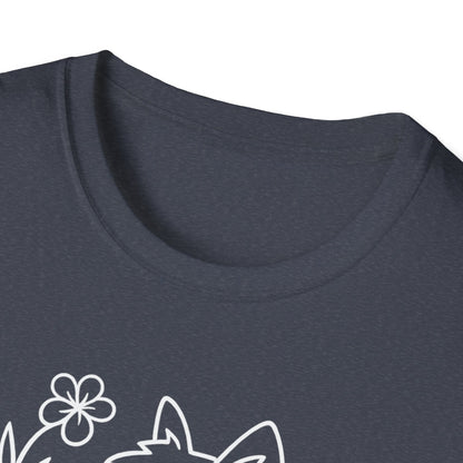 Floral Heart Westie W T-Shirt
