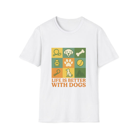 Better With Dogs T-Shirt