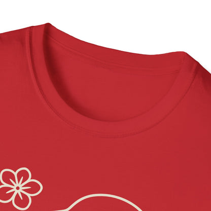 Floral Heart Dachshund C T-Shirt