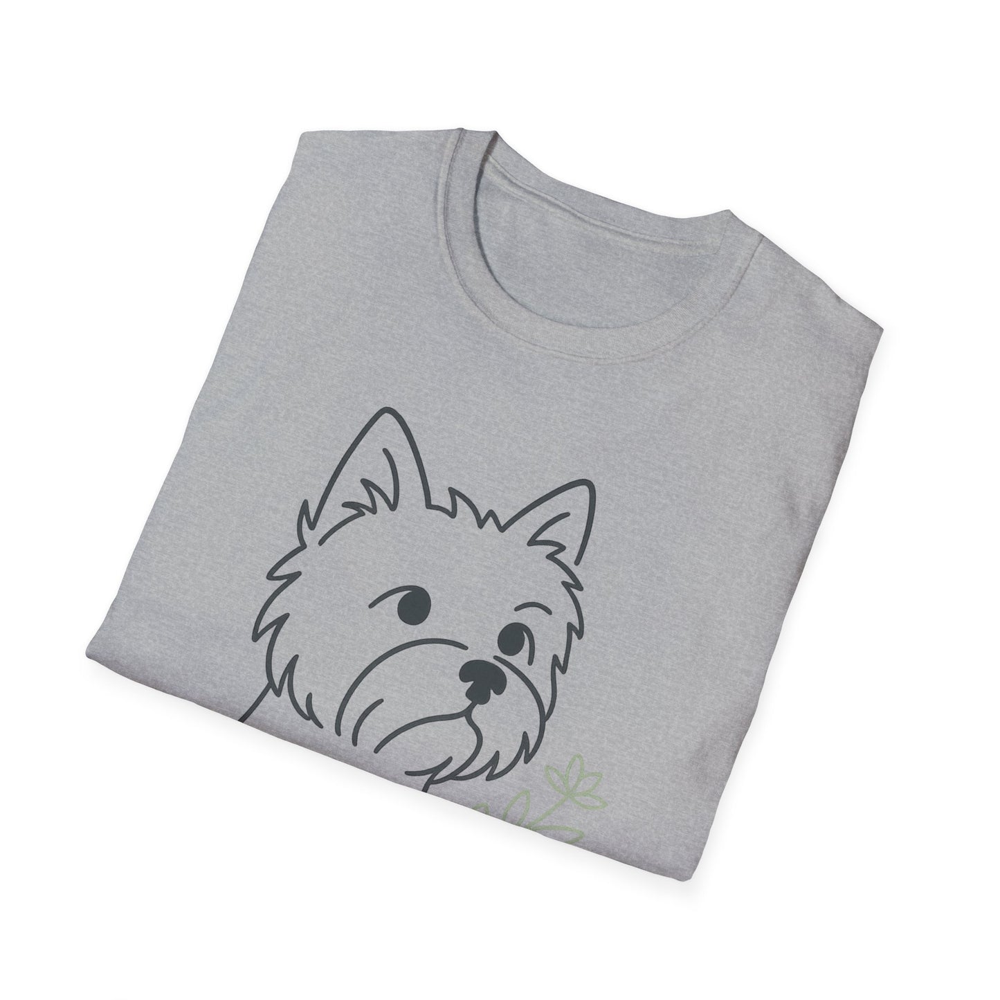 Floral Westie B T-Shirt