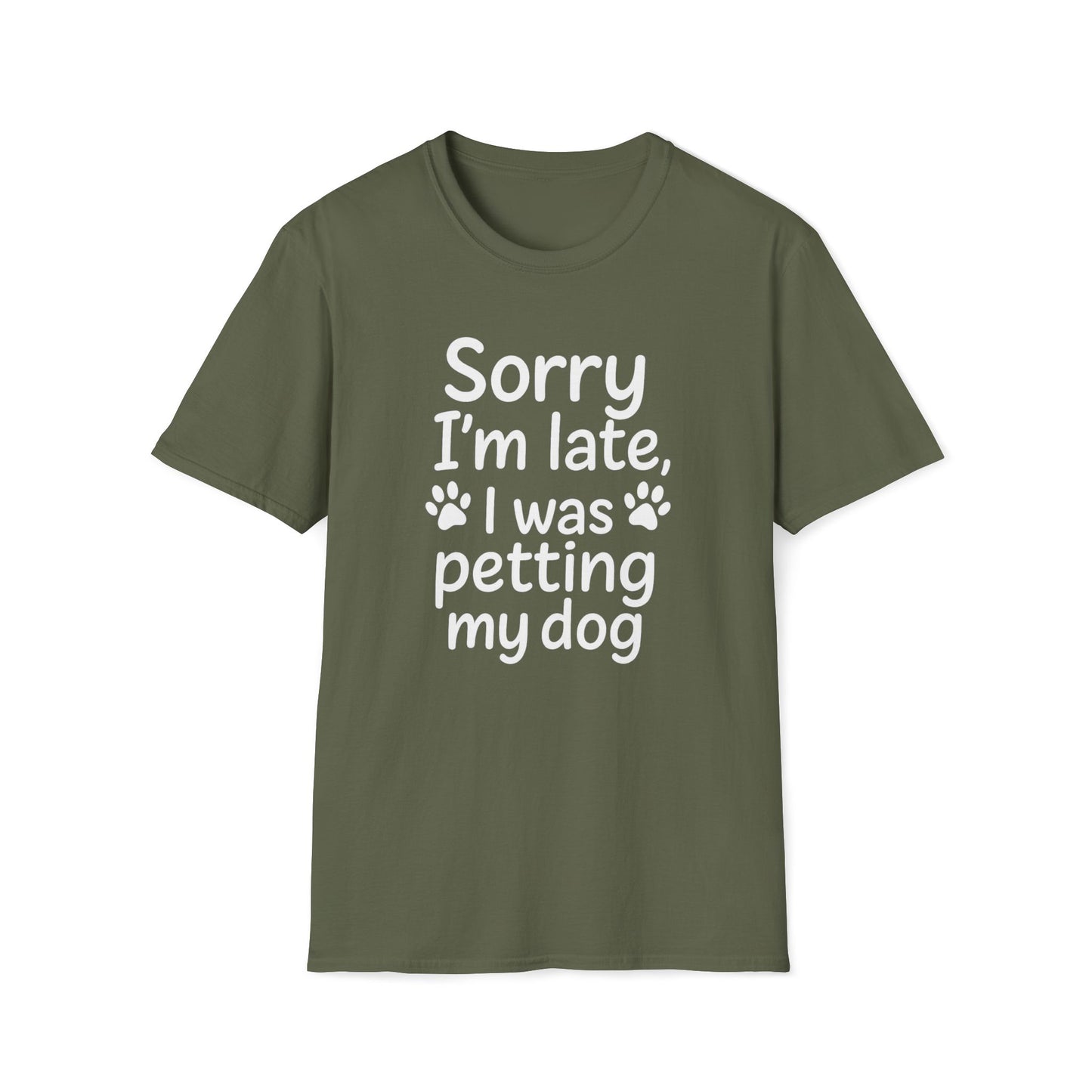 Petting Dog W T-Shirt