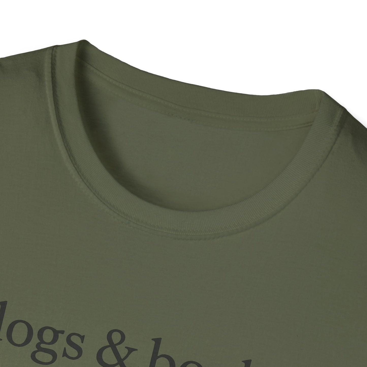 Dogs & Books B T-Shirt