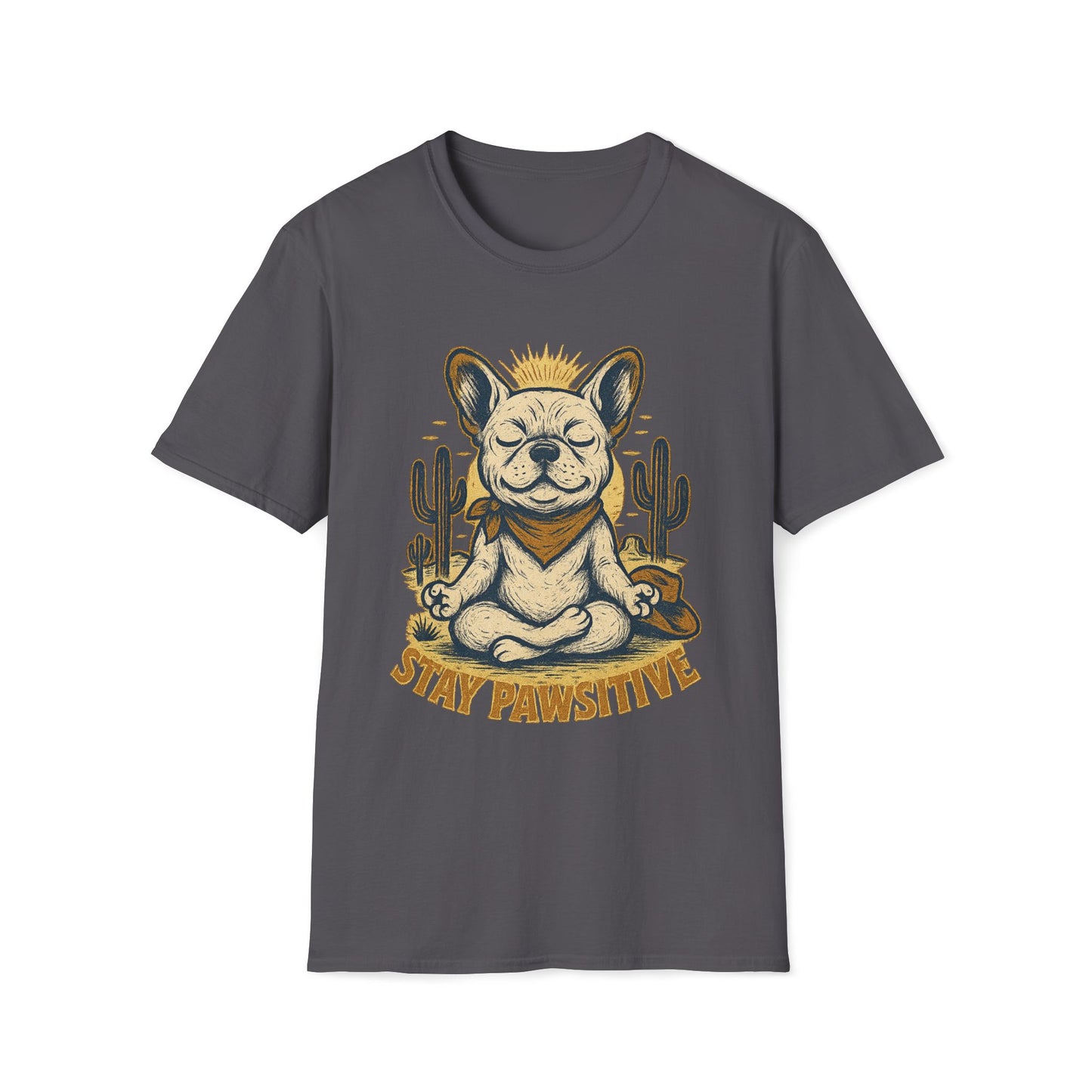 Stay Pawsitive Frenchie T-Shirt