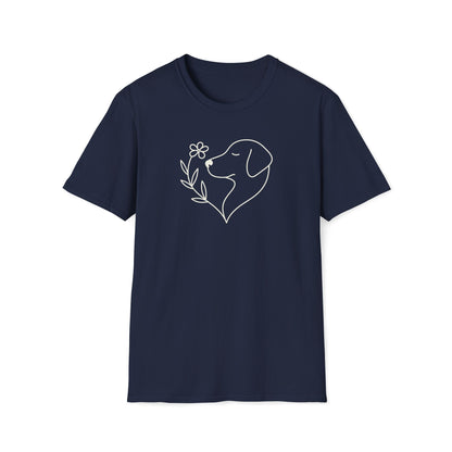 Floral Heart Lab W T-Shirt