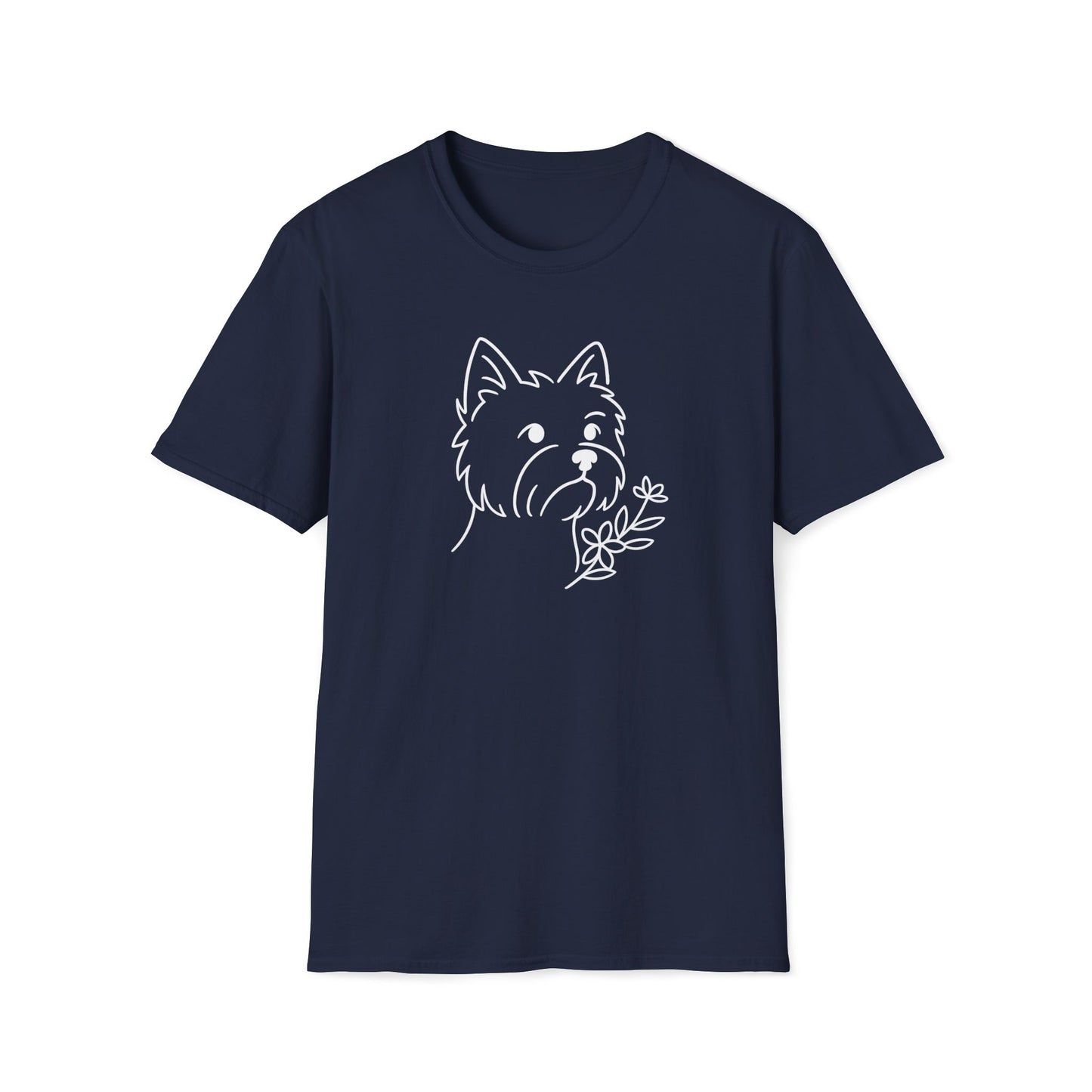 Floral Westie W T-Shirt