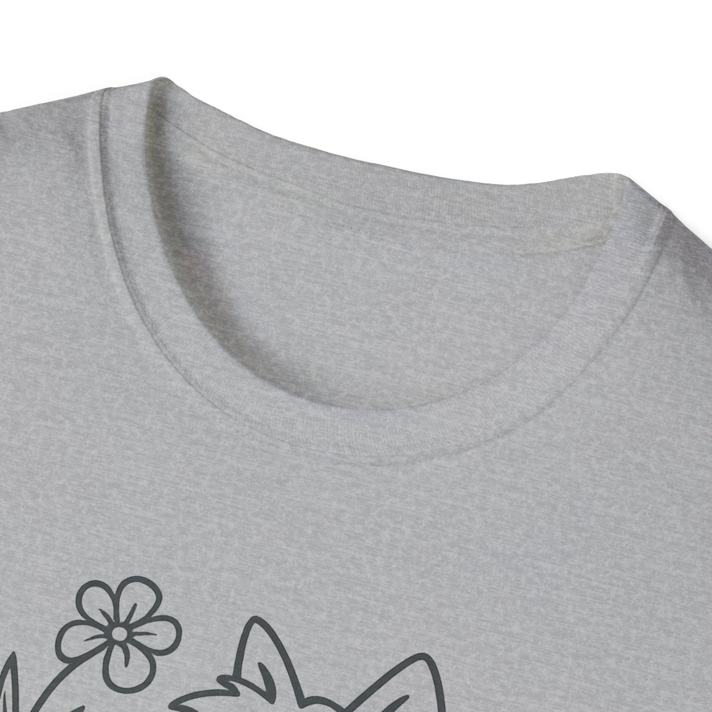 Floral Heart Westie B T-Shirt