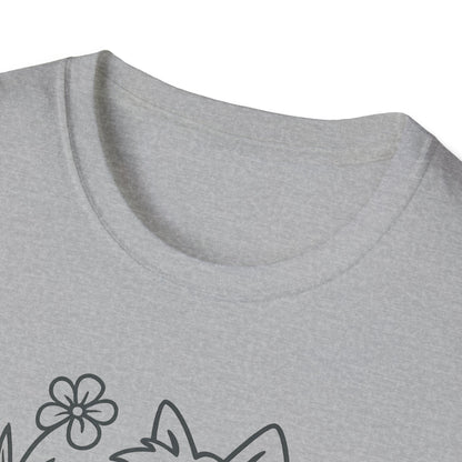 Floral Heart Westie B T-Shirt