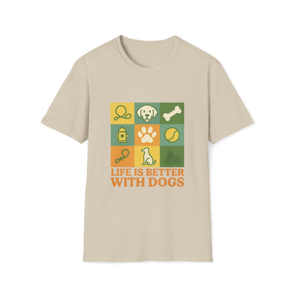 Better With Dogs T-Shirt