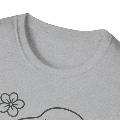 Floral Heart Dachshund B T-Shirt