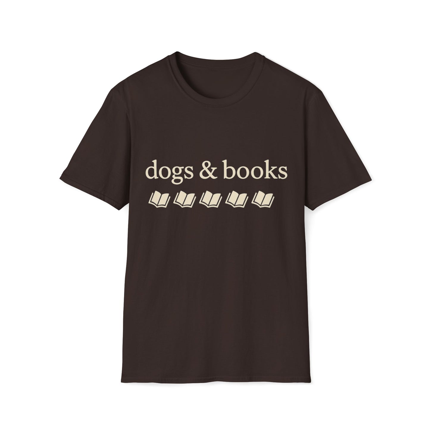 Dogs & Books T-Shirt