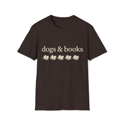 Dogs & Books T-Shirt