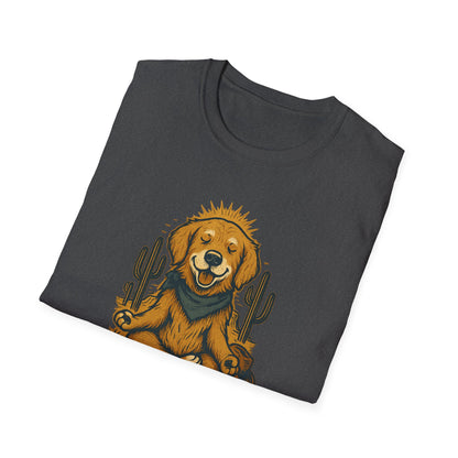 Stay Pawsitive Golden T-Shirt