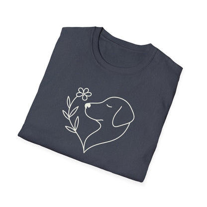 Floral Heart Lab W T-Shirt