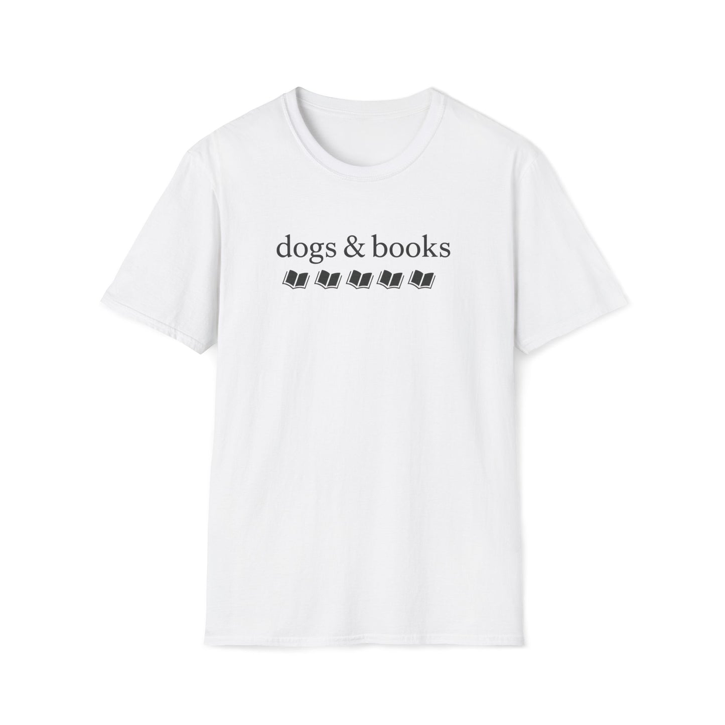 Dogs & Books B T-Shirt