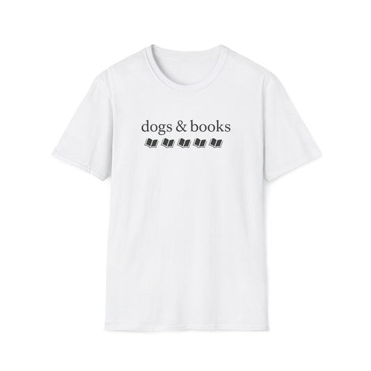 Dogs & Books B T-Shirt