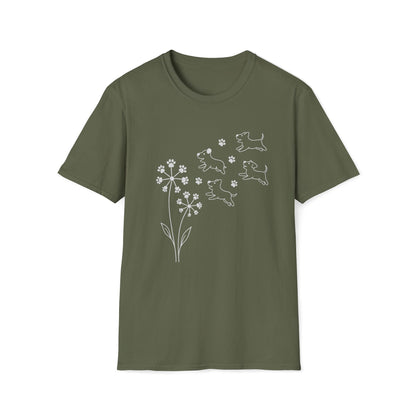 Paw Floral W T-Shirt