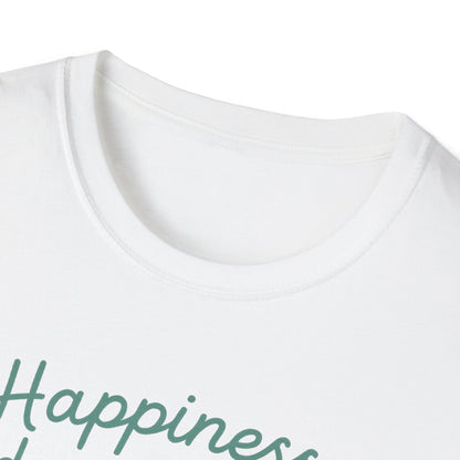 Happiness Dog Flowers P T-Shirt