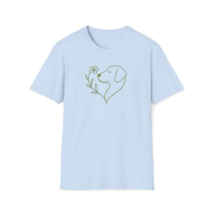 Floral Heart Lab G T-Shirt