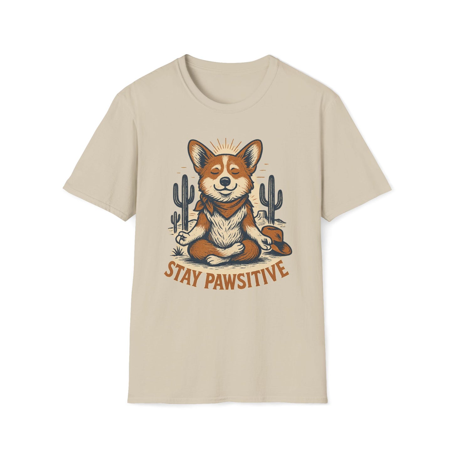 Stay Pawsitive Corgi T-Shirt
