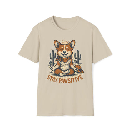 Stay Pawsitive Corgi T-Shirt