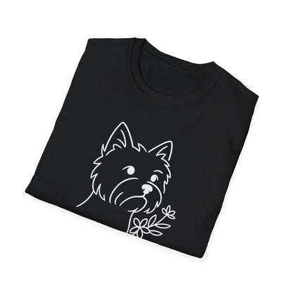 Floral Westie W T-Shirt