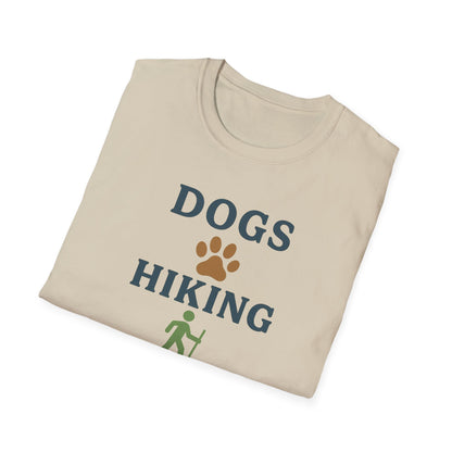 Dogs Hiking Mountains T-Shirt