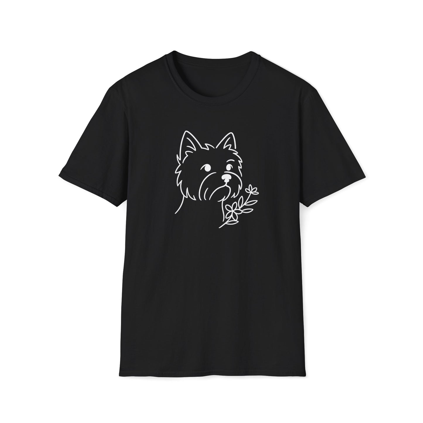 Floral Westie W T-Shirt