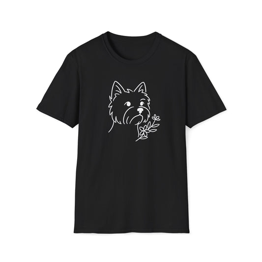 Floral Westie W T-Shirt