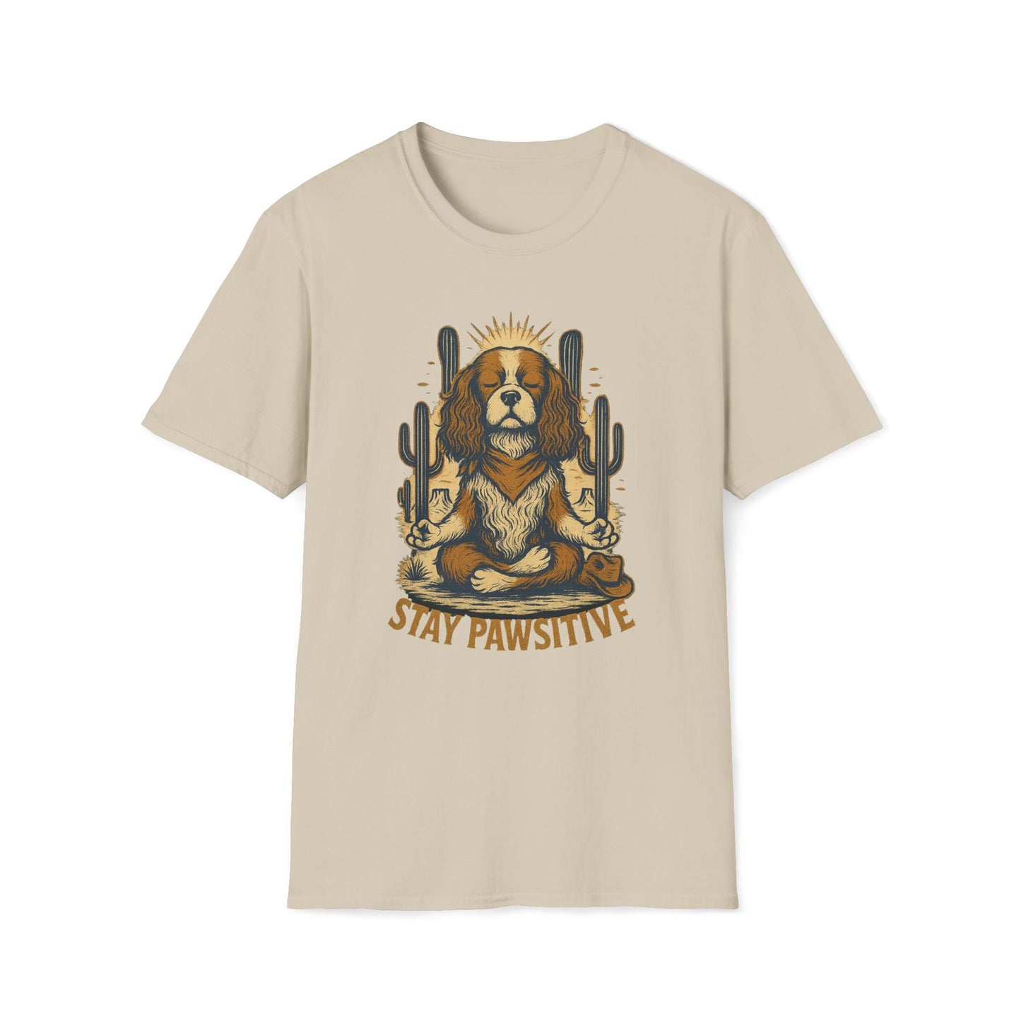 Stay Pawsitive Cavalier T-Shirt