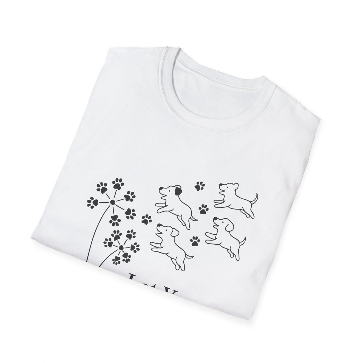 Paws Fly Floral B T-Shirt