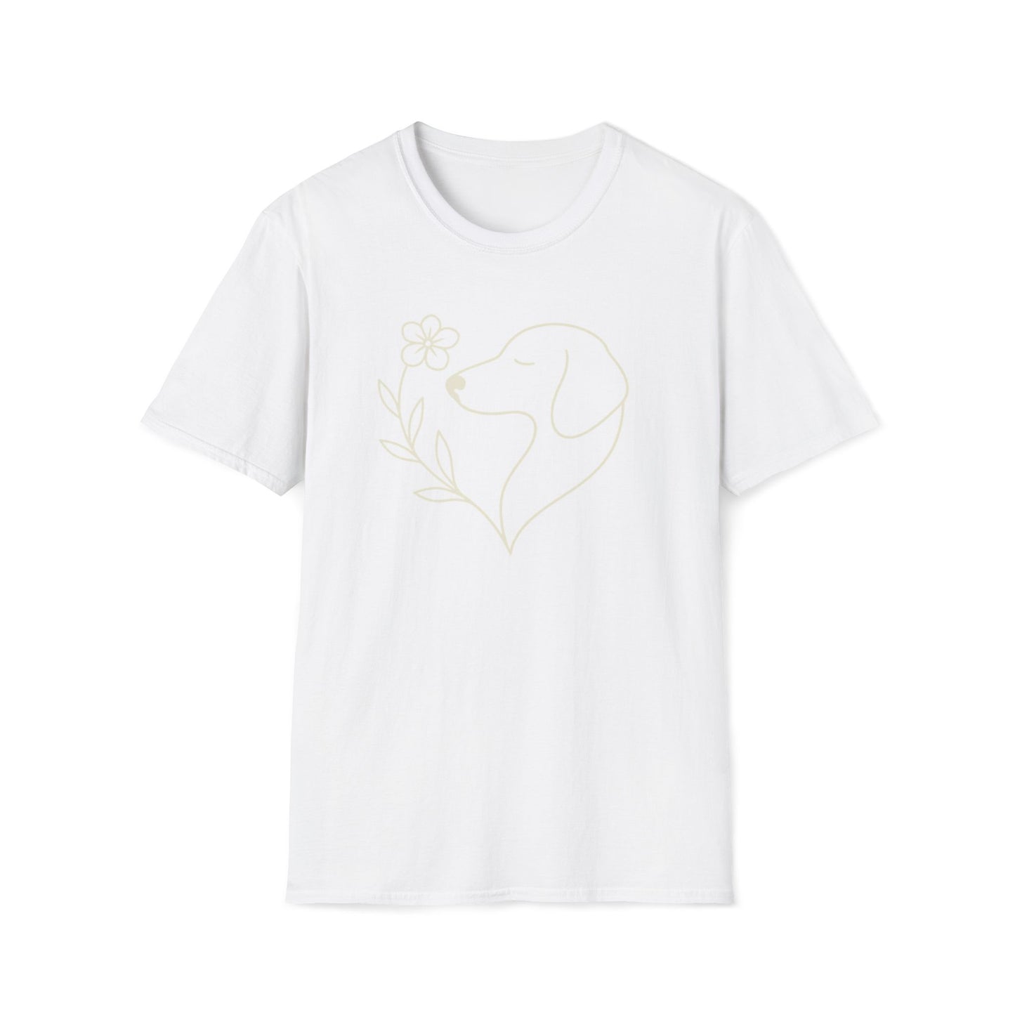 Floral Heart Dachshund C T-Shirt