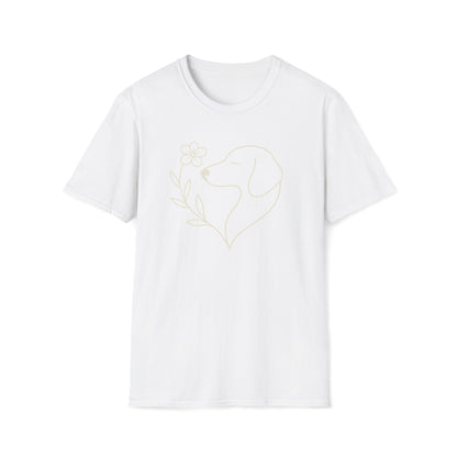 Floral Heart Dachshund C T-Shirt