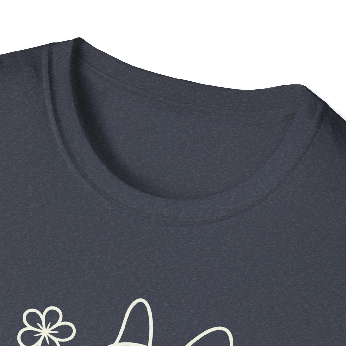 Floral Heart Frenchie W T-Shirt
