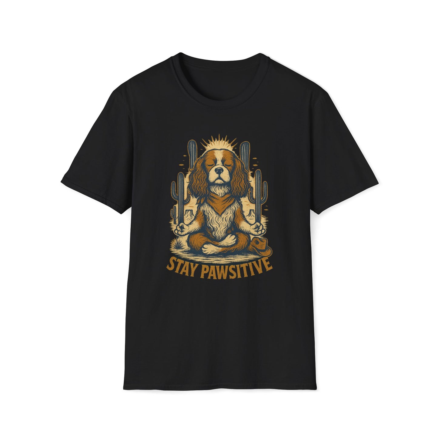 Stay Pawsitive Cavalier T-Shirt