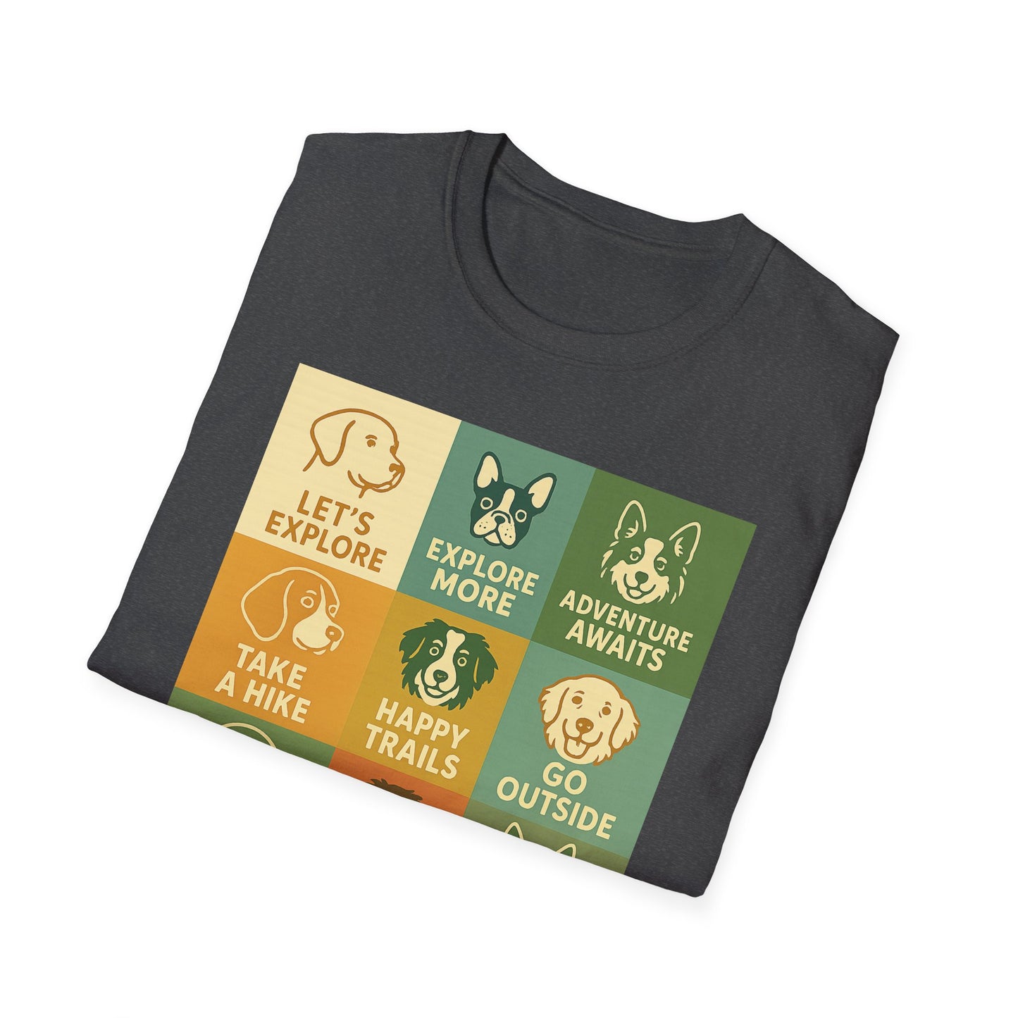 Adventure Grid Dogs T-Shirt
