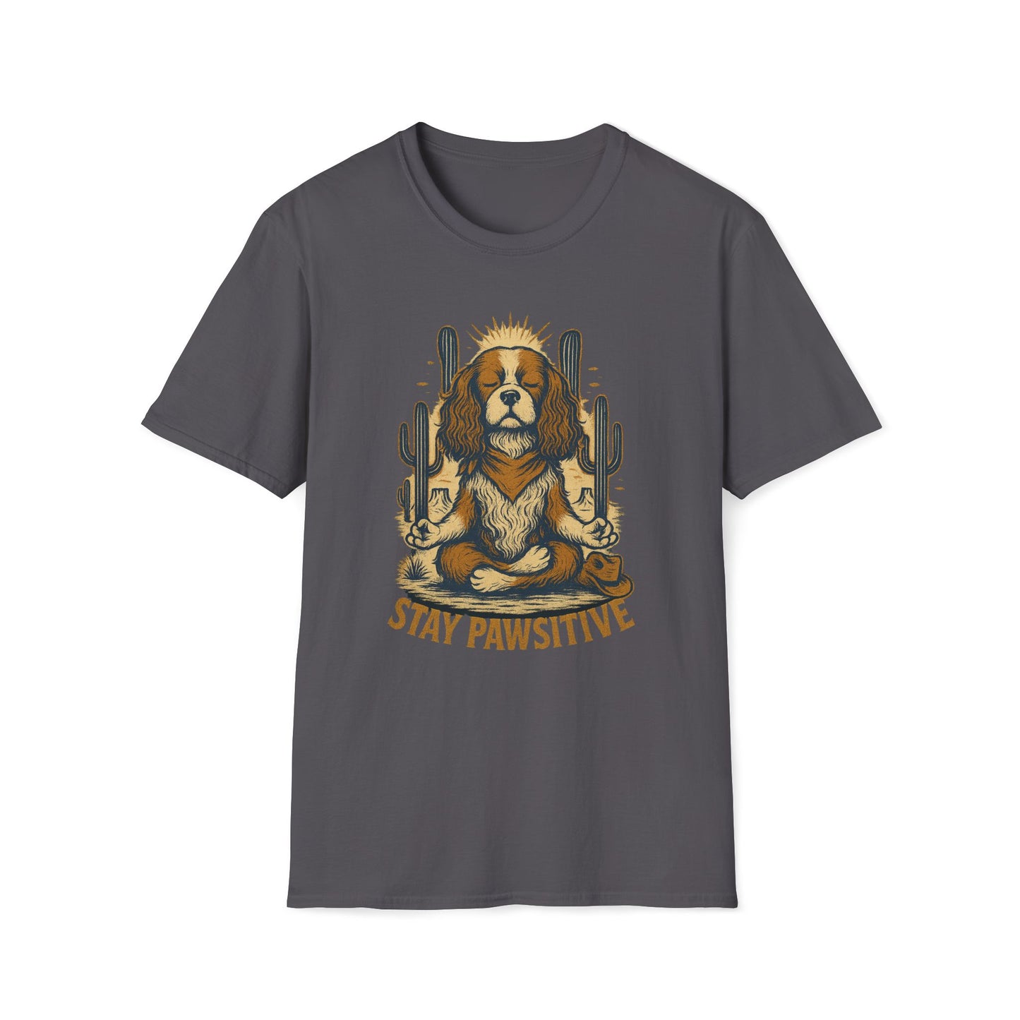 Stay Pawsitive Cavalier T-Shirt