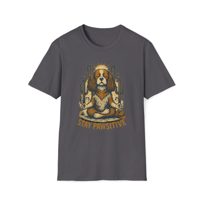 Stay Pawsitive Cavalier T-Shirt