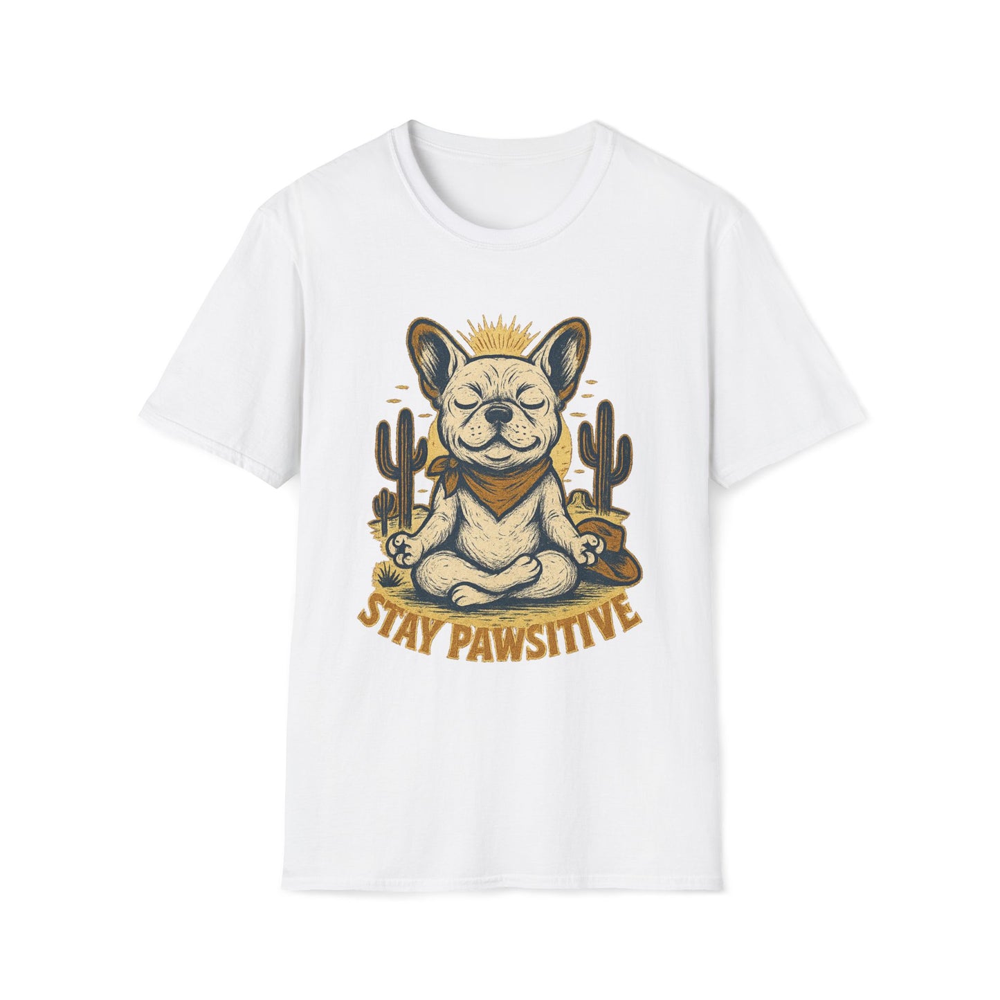 Stay Pawsitive Frenchie T-Shirt