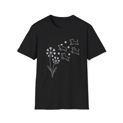 Paw Floral W T-Shirt