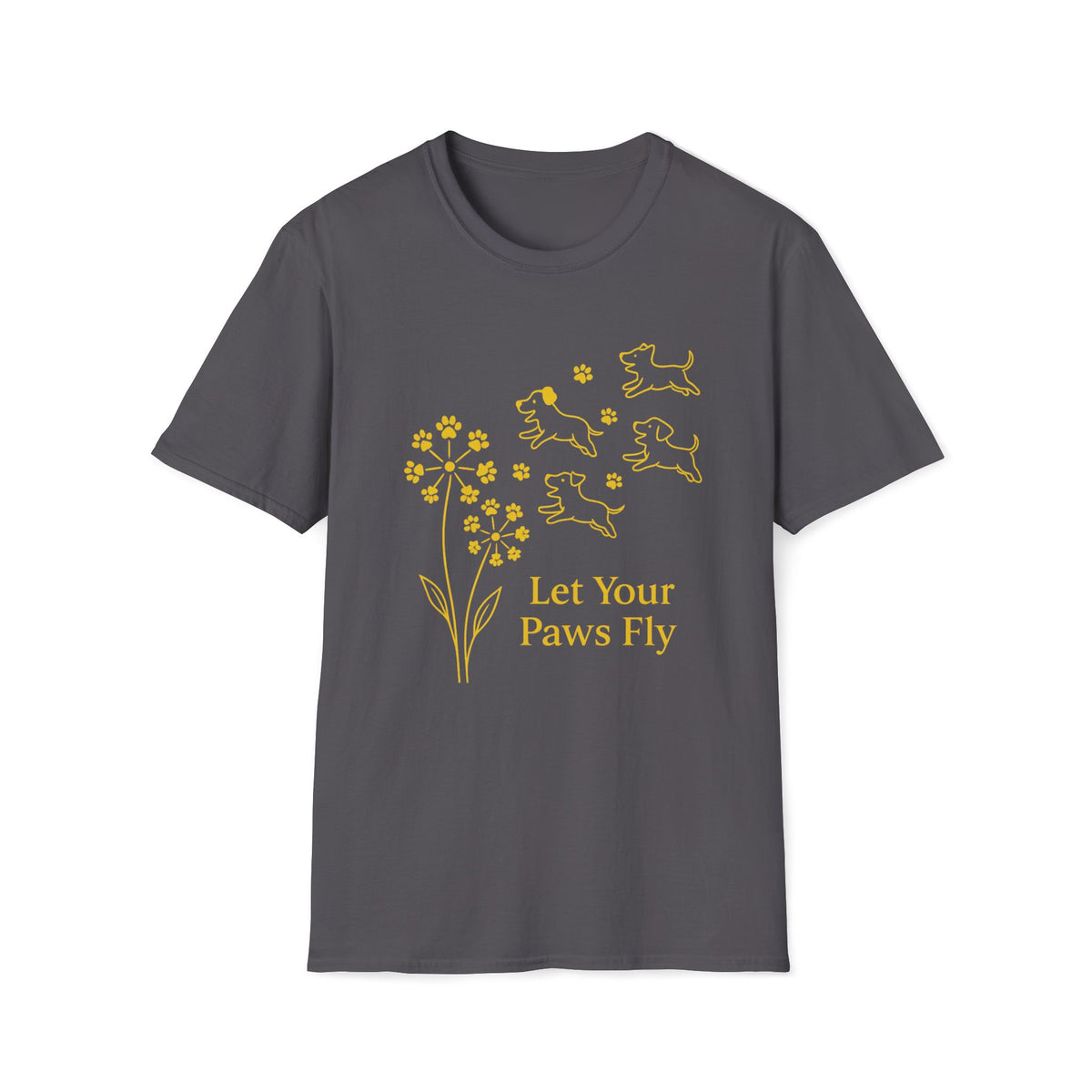 Paws Fly Floral G T-Shirt